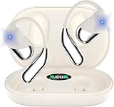 オープンイヤークリップワイヤレスイヤーバッド ヘッドフォン、Bluetooth 5.3、オープンイヤーデザイン、組み込みマイク、LEDディスプレイ充電ケース、イヤーフックイヤーバッド、実行フィットネスのためのデザイン