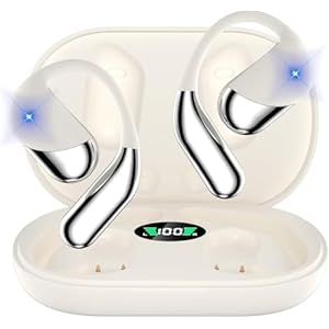 Open Ear Clip Wireless Earbuds Bone...