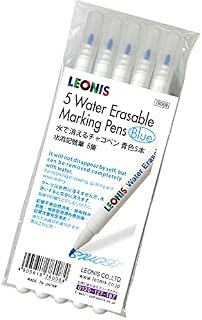 LEONIS 5 Water Erasable Marking Pens Blue [ 78008 ]