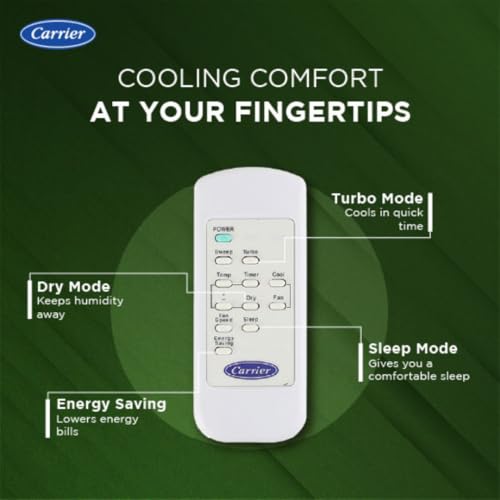 Image of Carrier 2 Ton 2 Star Window Air Conditioner (Estrella GX Series, R32, High Ambient Cooling up to 50C, Turbo Mode, Energy Saver, Sleep & Dry Mode, Auto Restart, 2026 Model, White) CAW24EC2R36F0