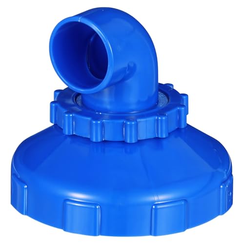 360° Pool Jet Nozzle, Swivel Rotatable Inlet Nozzle Fitting for Swimming Pool Return Jet Replacement with Hose Clamp, Compatible with Intex Spa Accessories