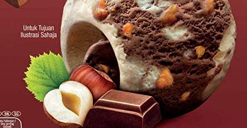 Nestle La Cremeria Hazelnut Chocolate Fantasy Ice Cream, Chocolate