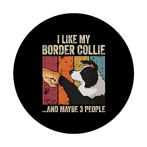 Mi piace il mio Border Collie PopSockets PopGrip