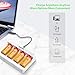 Tanatare 4 Bay Individual Slot Battery Charger for C D Ni-MH Ni-CD Rechargeable Batteries
