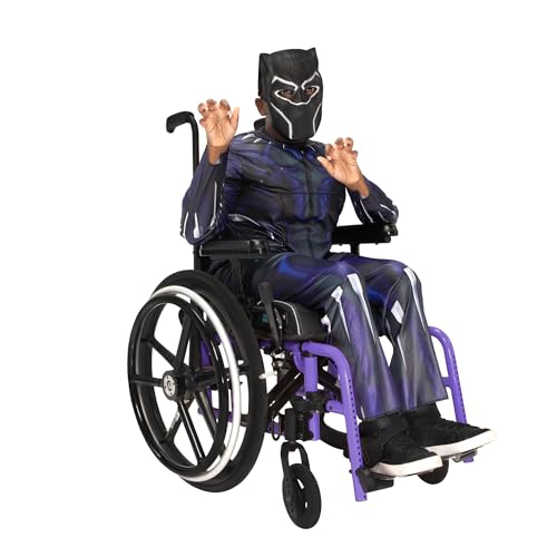 Disfraz completo adaptativo Black Panther para niños S