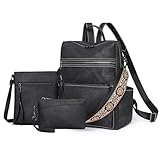 CTTOVIS Backpack Purse for Women Pu Leather Travel Backpack Fashion Designer Shoulder Bag Ladies Convertible Handbags
