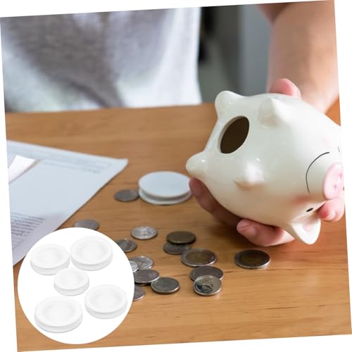Couvercle de tirelire silicone DOITOOL lot de 50 bouchons de remplacement ronds