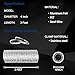 TEAIERXY 4 Inch 3 Feet Dryer Vent Hose Short,Flexible Air Ducting,Heavy Duty Aluminum Foil Extra Thick(6-ply) with 2 Clamps for HVAC Ventilation,Tight Space