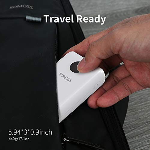 ROMOSS USB C Power Bank, 20000mAh PD Portable Charger 18W 3 Outputs and 3 Inputs External Battery Packs Compatible for iPhone 11/11 Pro, iPad Pro, Nintendo Switch, Samsung S8 and Other Smart Devices - Thumbnail 4
