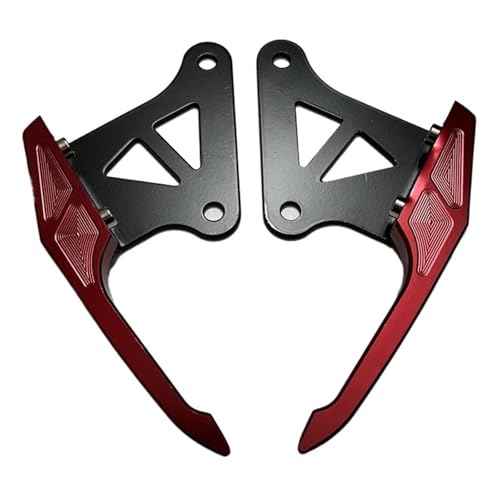 Poignée de passager moto CNC rouge contre les secousses sur MSX125 SF