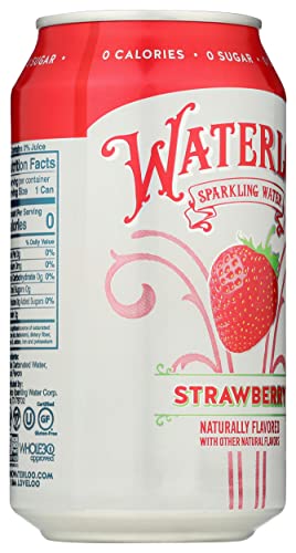 Image of Waterloo Sparkling Water Waterloo Strawberry Sparkling Water, 12 Fl Oz
