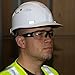 Klein Tools 60161 Safety Glasses, Professional PPE Protective Eyewear with Semi Frame, Scratch Resistant and Anti-Fog, Clear Lens
