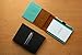 LaserGram Mini Padfolio with Notepad and Pen, Sea Turtle Family, Personalized Engraving Included (Teal)