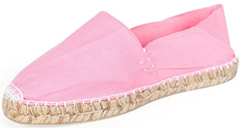 Sommerlatschen Espadrilles, Handmade, Rosa, Unisex, SL1248, Größe 38