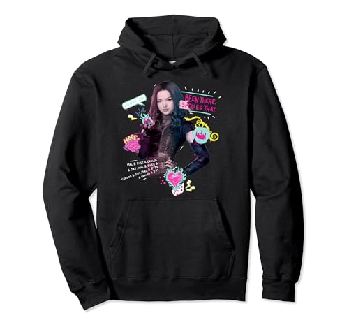 Sweat à capuche Disney Descendants Mal imprimé violet pour adolescent