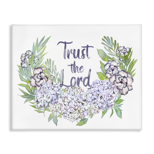 Stupell Industries Spiritual Quote Hydrangeas, 16 x 20 Inch Canvas Wall Art