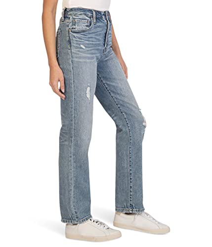 Kut From The Kloth Christine Straight High Waisted Jeans For Women – 5 Pocket – Cotton Blend – Clean Hemline Effective 10 One Size #TOP1
