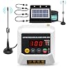 Smart Wireless Water Level Controller with LCD Automatic Pump Control System | Solar-Powered Liquid Level Sensor with 22Ft Cable | Effortless 3000m Remote Control for Tank, Pool, Well & Irrigation