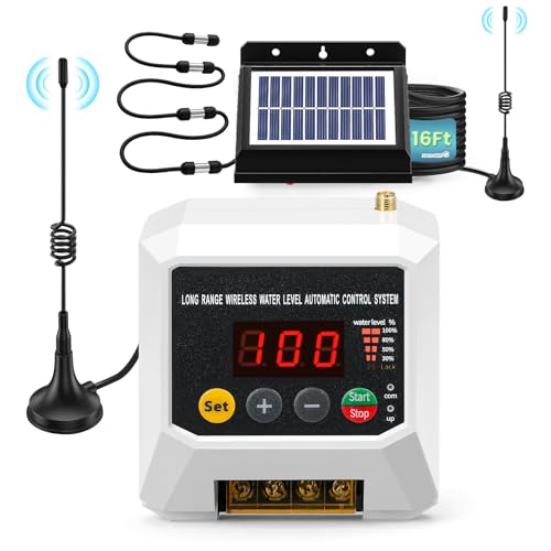 Smart Wireless Water Level Controller, 9842ft Long...