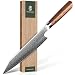 Migliori coltelli in Damasco Dragon Creek Kiritsuke 21 cm Coltello Damasco da Cucina con Manico Ergonomico in Legno
