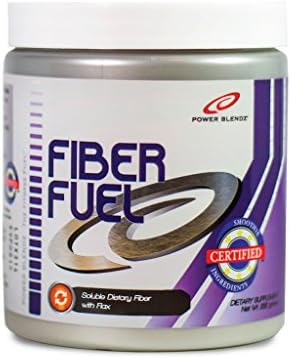 Appetite Suppressing Smoothie Powder, Fiber Fuel by Power Blendz, Soluble Dietary Fiber Includes Fibersol-2, Flaxseed, and More! Non-GMO, Suppressant, 42 Servings
