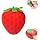 Strawberry Squishy,Squeezable Strawberry Toy, Upgrade Fruit Squishies,Realistic Strawberry Stress Ball,Party Favor Slow Rise Pressure Release Toy