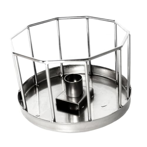 COLLBATH Stainless Steel Reptile Water Feeder Dish Automatic Drinking Bowl for Tortoises Lizards and Bearded Dragons Durable Design for Terrarium Use