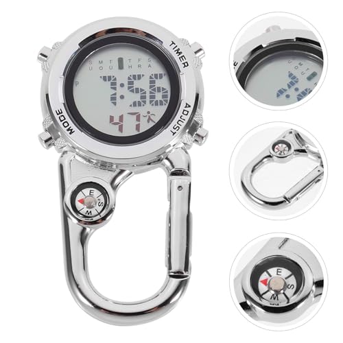 Reloj mosquetón deportivo antiarañazos con pantalla de fecha y diseño elegante 7