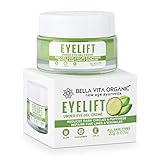 Bella Vita Organic EyeLift Under Eye Cream for Dark Circles, Puffy Eyes & Wrinkles, 20g
