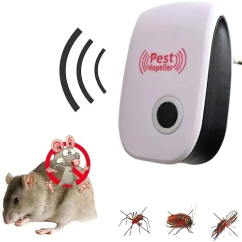 Repelente Ultrassônico Eletrônico Espanta Mosquitos Ratos Baratas Aranhas Formiga Moscas Insetos Seg