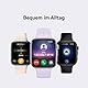 HUAWEI Watch FIT 4 Smartwatch, Sports Fitness Tracker, 5ATM Wasserdicht, Gesundheits-Insights, Bis zu 10 Tage Akku, Kompatibel mit Android™ & iOS, 30 Monate Garantie, Schwarz