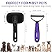COZYGIFT Dog Brush Kit – 3 PCS Grooming Set with Self-Cleaning Brush, Undercoat Rake & Pet Bath Brush. Great for Shedding, Tangles & Dirt Removal – Ideal for Long & Short Haired Dogs & Cats, Black