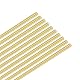 M METERXITY 10 Stück Messingstange, 1mmx300mm H59 Massivmessing Rundstangen für Messergriffstifte Messermachenzubehör/Wellenstifte Handwerk/Modell DIY, Drehstift Dübel Rohrstock