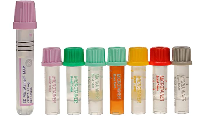 BD Microtainer Blood Collection Tubes, 365976 (50 Count)