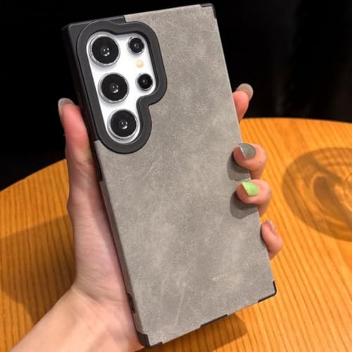 Housse en cuir magnétique pour Samsung S25 Ultra pour le bureau et les voyages