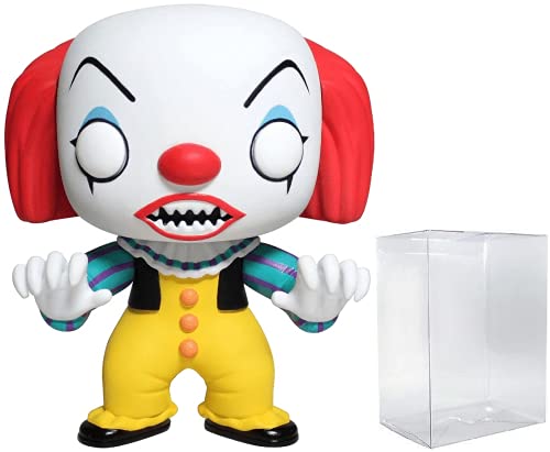 Figura de vinilo POP Stephen King's It - Pennywise Clown Funko Pop! (incluye funda protectora compatible con caja pop), 3.75 pulgadas