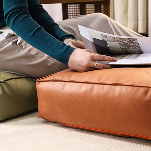 Ailuteie Technology Cloth Cushion Pillow Home Living Room Floor Cushion Suitable For The Floor Bedroom Balcony Sitting Pier Cushion Fart Cushion (Yellowish Brown) #TOP3