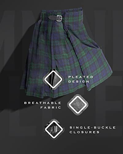 The Gaisgeach Traditional Dress Kilt for Men, Available in 4 Tartan Patterns3