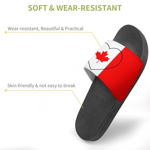 Canada Flag Canadian Slipper Men Woman Slide Anti Slip House Shoes Shower Slippers Flat Open Toe Sandals2