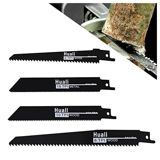 Versatile Reciprocating Saw Blade Set