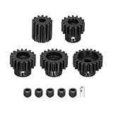 DMiotech M1 13T 15T 17T 19T 21T Stahl 5mm Gehärtetes Ritzel Motorrad Für RC Auto Bürstenlos Ersatz Bürstenlose Motoren RC Anwendungen Mit 5 Stück Schrauben & Wellenkupplung Für DIY RC