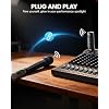 XTUGA 2.4GHz Wireless XLR Transmitter & Receiver, Wireless Microphone Adapter System for Dynamic/Condenser Mics w/ 48V Phantom Power fit for Live Show,Audio Mixer,PA Systems,Studio,Church (SF-1)
