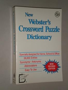 Paperback Crossword Puzzle Dictionary Book
