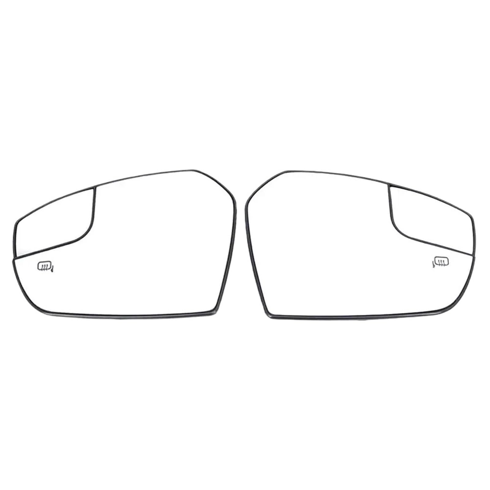 Verre de rétroviseur Ford Escape cassé solution de remplacement rapide