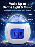 ChayWillow Star Projection Digital Alarm Clock – Large Lcd Display