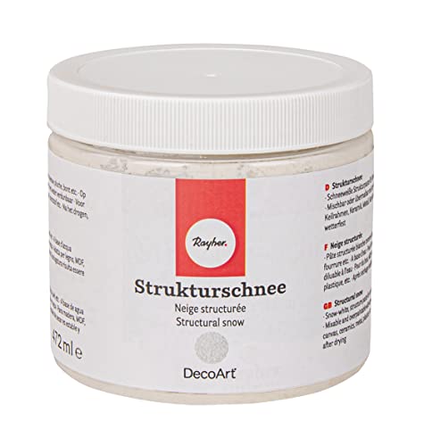 Rayher Structural Snow Tin, Off-White, 472 ml