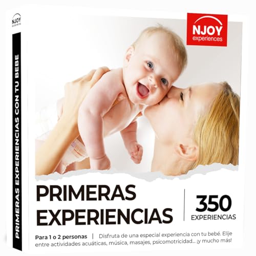 NJOY Experiences - Caja Regalo PRIMERAS EXPERIENCIAS con TU BEBÉ - Idea de Regalo - Actividades para 2 Adultos y un bebé