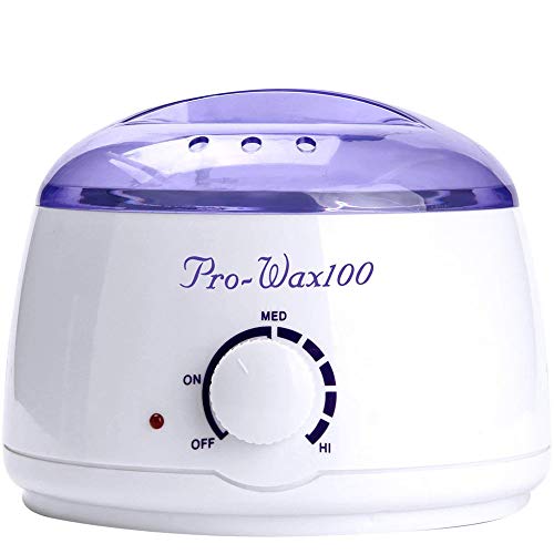 TEEROVA Wax Warmer Portable Electric Hair Removal Kit, Melting Pot Hot Wax Heater for Body Waxing Spa or Self-waxing Spa