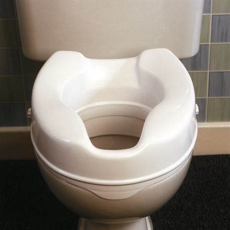 Mobility Smart Savanah Raised Toilet Seat - 10cm (4 Inch) - White