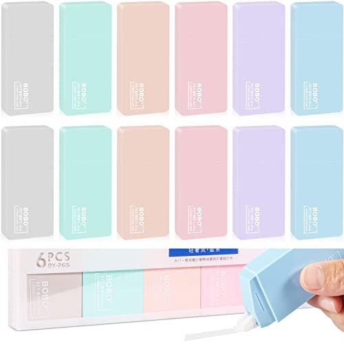 RYMALL Korrekturroller 12 Stück Korrekturmaus 5m x 5mm Korrekturband Mini Correction Tape Ideal für Studenten Kinder, das Büro, das Home Office oder die Schule